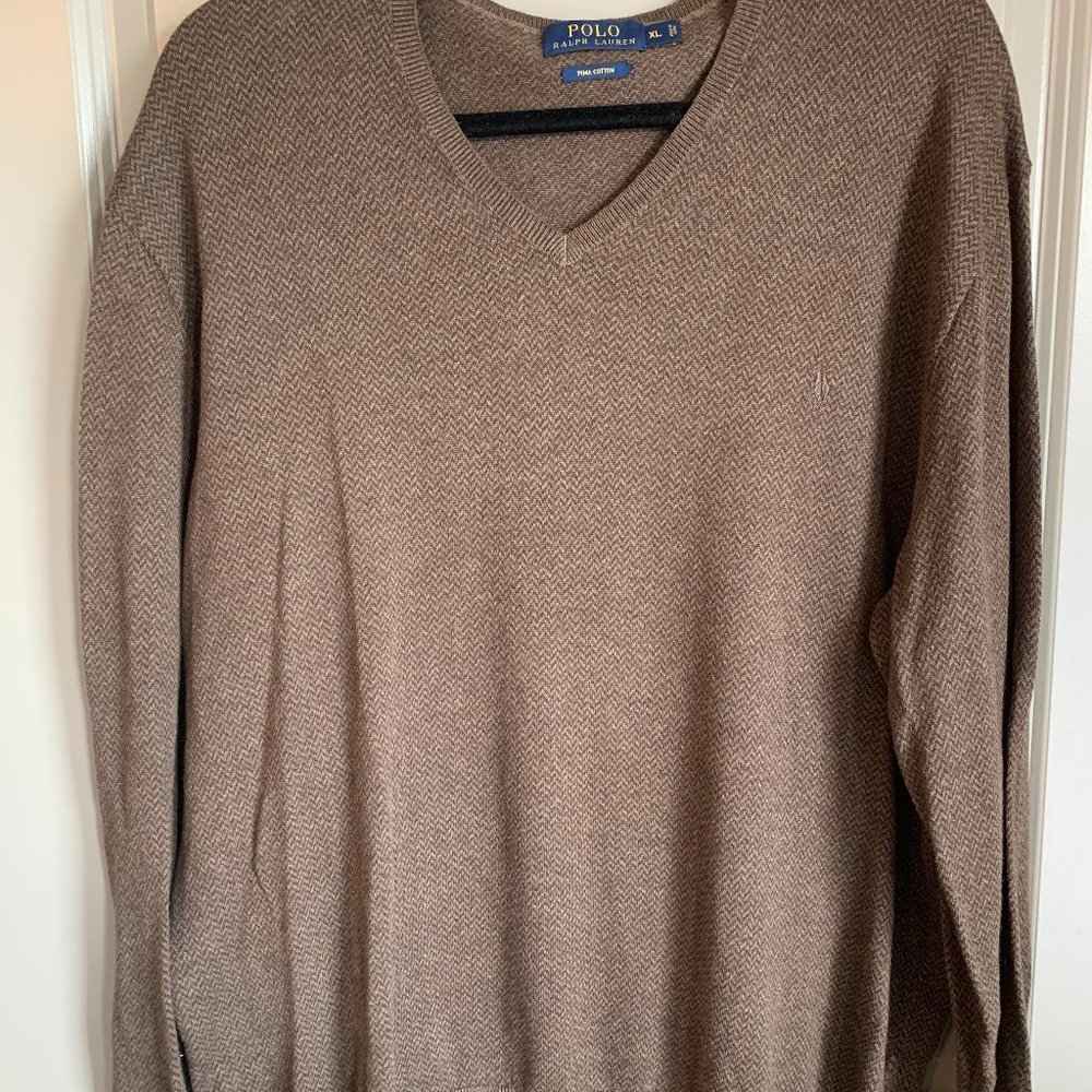 Men's Polo by Ralph Lauren V Neck Pullover Sweater